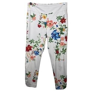 Zac & Rachel, White Floral Flower Pants Dress, Casual, Work